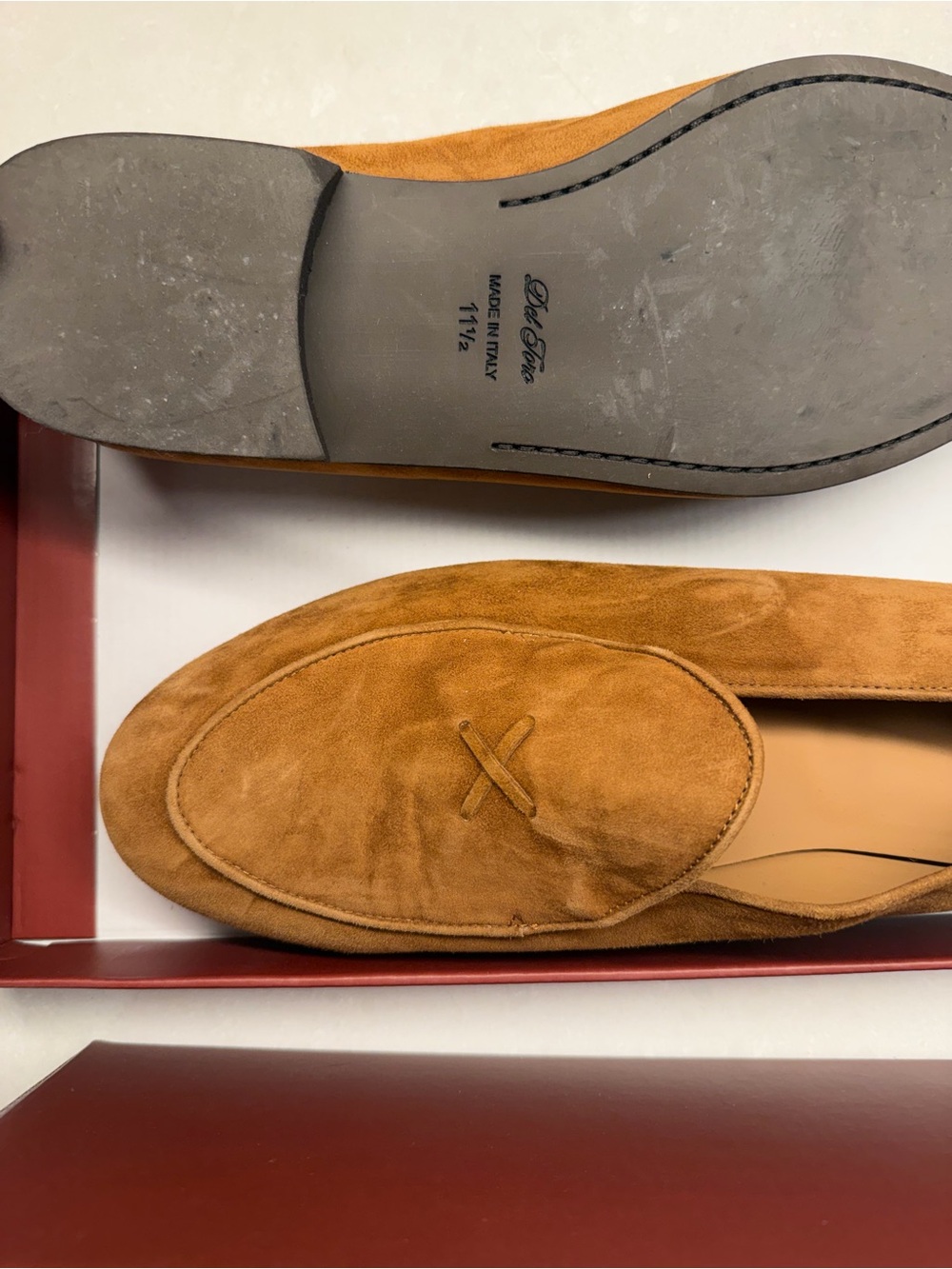 Del toro men’s suede loafers 11.5. Never worn